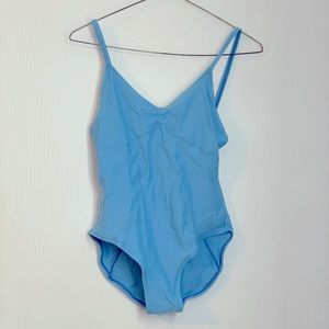 Degas French Brand Ballet Dance Blue Leotard Sz 2